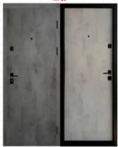 ПЛ-20 Двері вхідні, квартира, ТМ ARTIZ, Оксид темний / Оксид світлий